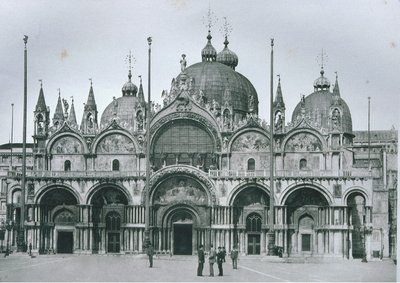 View of the Basilica di San Marco by Italian Photographer